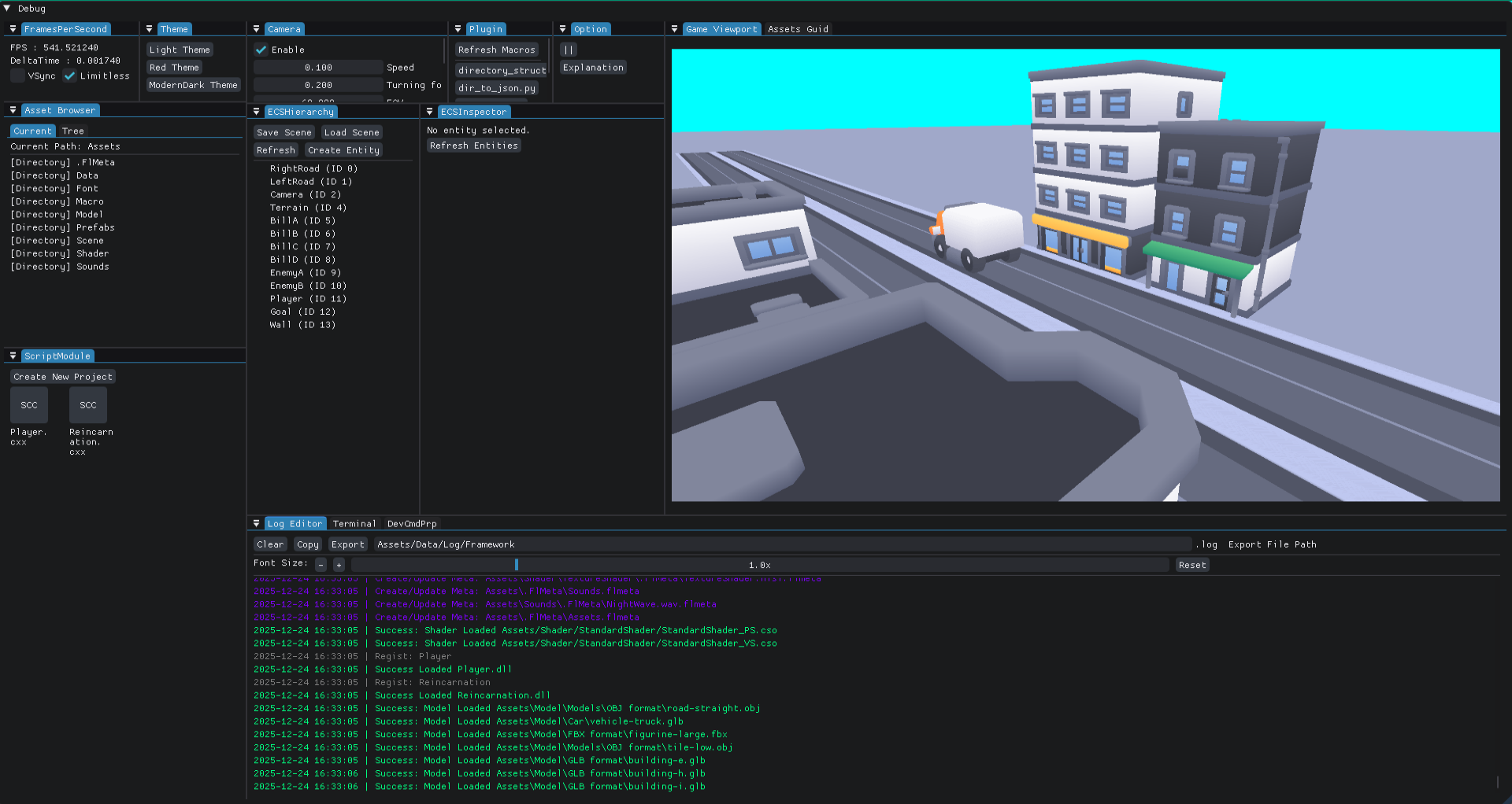 Editor Layout Diagram